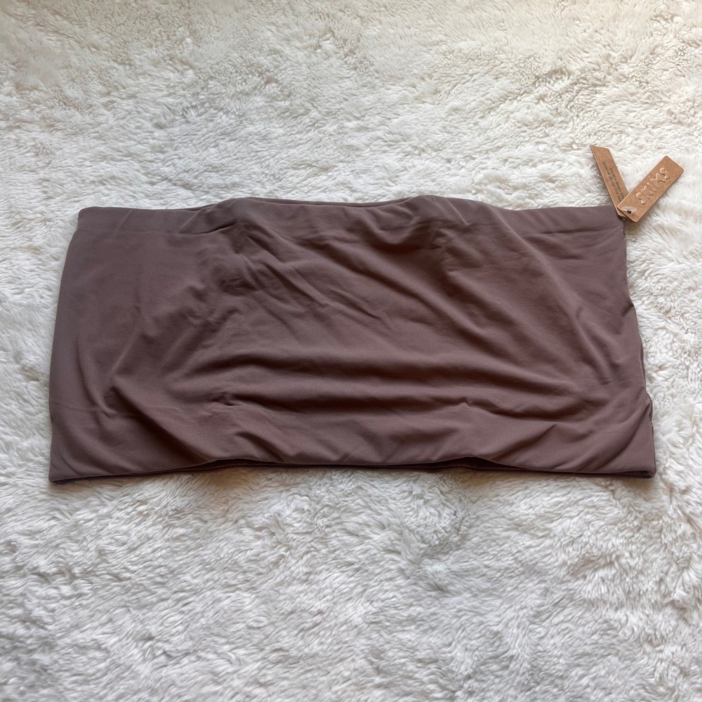 SKIMS Fits Everybody Bandeau Bra Umber Brown BR-BND-2026 Women's Size 3X NWT